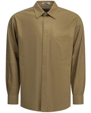 AURALEE Long-Sleeved Shirt - Green