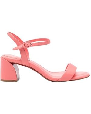 Christian Louboutin Buckle-Fastening Leather Sandals - Pink