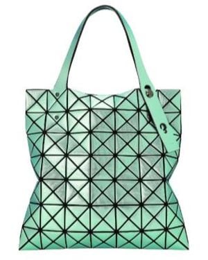 Issey Miyake Platinum Geometric-Pattern Tote Bag - Green