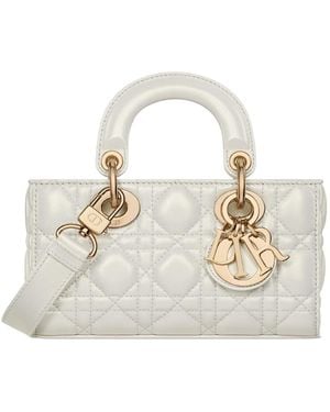 Dior Mini Lady D-Joy Bag - White