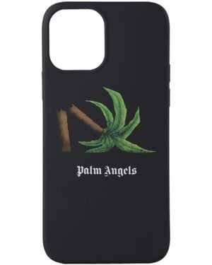 Palm Angels Broken Palm Iphone 12Apt 12 Pro Mobile Phone Case - Black