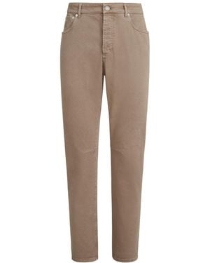 Brunello Cucinelli Five-Pocket Jeans - Natural