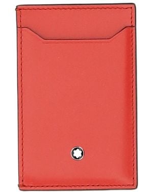 Montblanc Logo Card Bag - Red