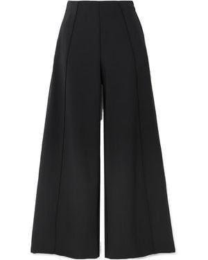 Max Mara Nigella Stretch-Jersey Wide-Leg Pants - Black