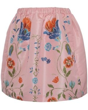 RED Valentino Pattern Skirt - Pink