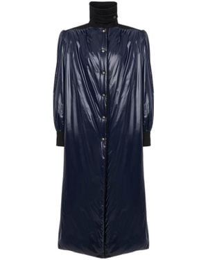 Chloé Long Utilitarian Coat - Blue
