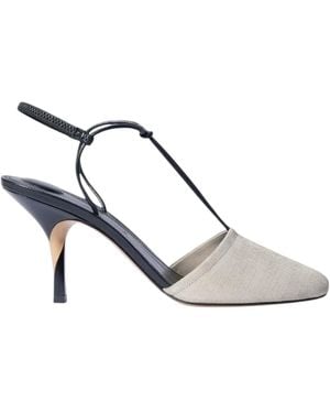 Jacquemus Slingback High-Heeled Sandals - White