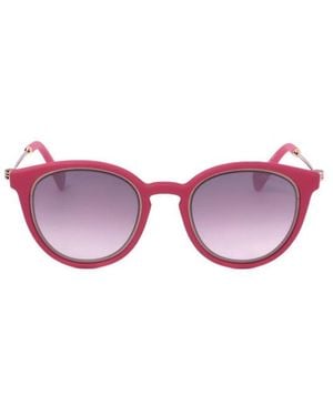 Moncler Eyewear Round Frame Sunglasses - Pink