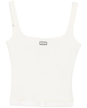 Entire studios Logo-Patch Top - White