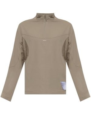 Satisfy Fuzzfleece Octa Half-Zip Performance Top - Grey