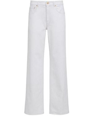 Fabiana Filippi Five-Pocket Straight Leg Jeans - White