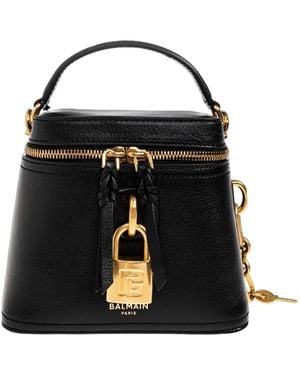 Balmain Pulse Vanity Shoulder Bag - Black
