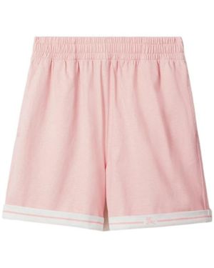 Burberry Elasticated Waist Track Shorts - Pink