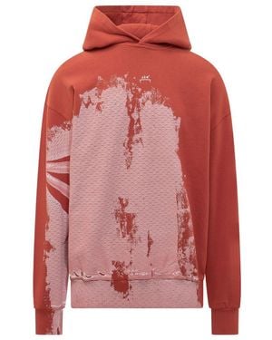 A_COLD_WALL* A-Cold-Wall* Graphic Hoodie Jumper - Red