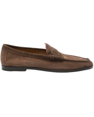 Common Projects Round-Toe Loafers - Brown