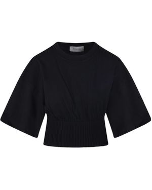 Sportmax Crew Neck T-Shirt - Blue