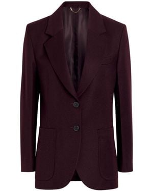 Victoria Beckham Versatile And Slim-Fit Blazer - Purple