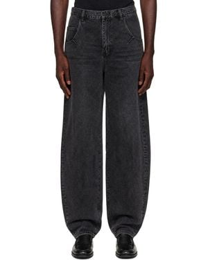 Entire studios Ascent Barrel-Leg Jeans - Black