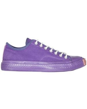 Acne Studios Tonal Lace-Up Sneakers - Purple