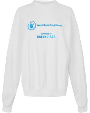 Balenciaga Crew Jumper - White