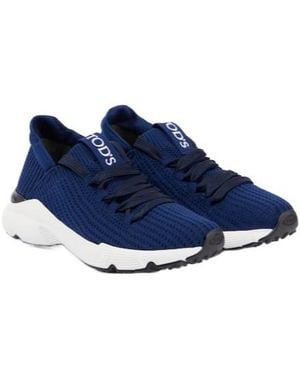 Tod's Knitted Trainers - Blue