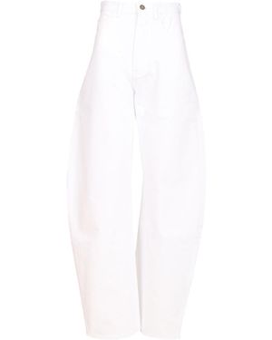 Alaïa Alaïa Round Jeans - White