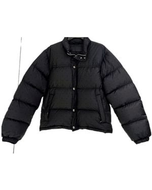 Chrome Hearts Long-Sleeved Stand-Up Collar Cotton Coat - Blue