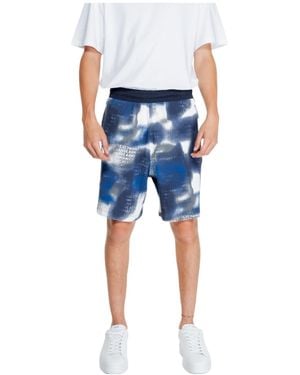 ARMANI EXCHANGE Patterned Shorts - Blue