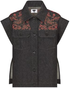Dior Embroidered Jacket - Black