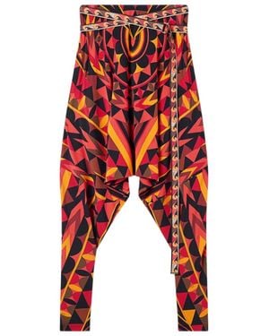 PUCCI Manuba-Print Trousers - Red