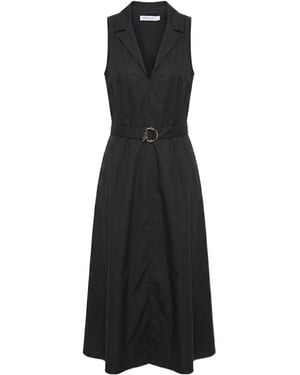 Patrizia Pepe V-Neck Dress - Black