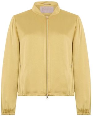 Herno Zip-Up Bomber Jacket - Yellow