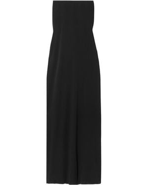 The Row Pau Strapless Dress - Black