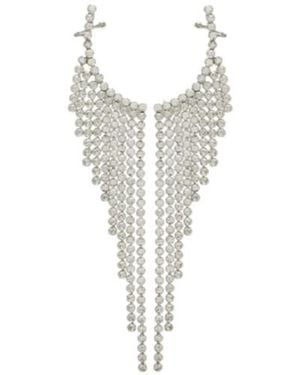Rabanne Drop Earrings - White