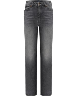 KHAITE Danielle Straight Cut Jeans - Grey