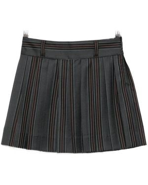 Enfants Riches Deprimes Belted Skirt - Black