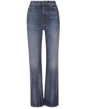 KHAITE Belt Loop Jeans - Blue