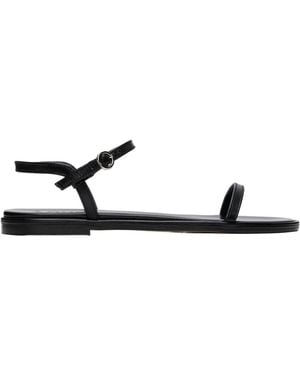 Aeyde Nettie Flat Sandals - White