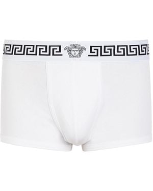 Versace Simple Stretch Cotton Underwear - White