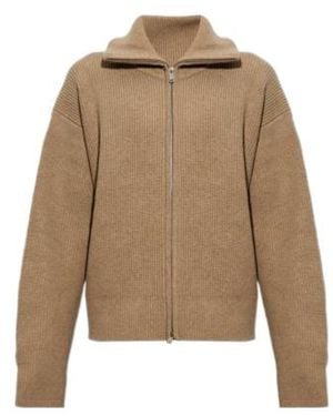 Studio Nicholson Sandos Zip-Up Cardigan - Natural