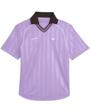 adidas Originals Adidas X Wales Bonner Striped T-Shirt - Purple