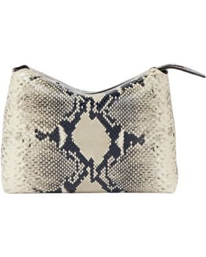 KHAITE Lina Snake-Effect Leather Crossbody Bag - Multicolour