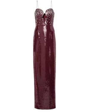 Rebecca Vallance X Nicky Hilton Zelda Sequined Gown - Purple