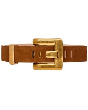 Balmain Anthem Belt - Brown