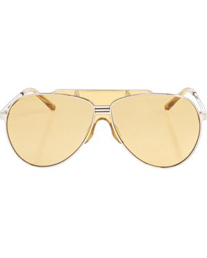 The Attico Full Frame Sunglasses - Natural
