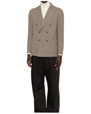 Tagliatore Long-Sleeve Blazer - Gray
