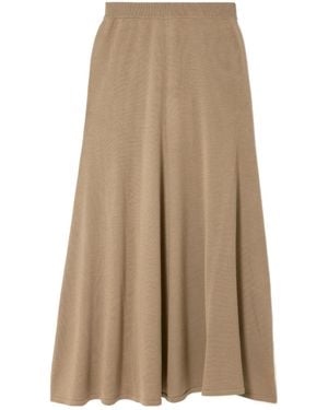 TOVE Thora Merino Wool And Silk-Blend Maxi Skirt - Natural