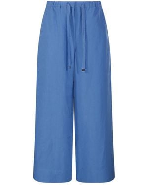 Max Mara 'S Aurora Wide-Leg Trousers - Blue
