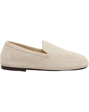 Lemaire Outdoor Suede Slip-On Shoes - Natural