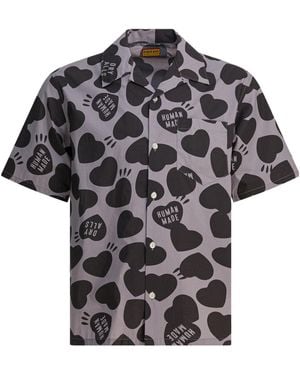 Human Made Heart Vacation Shirt - Black
